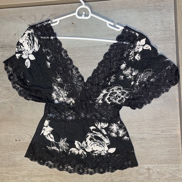 Kimono style floral print top - Picture 2 of 2